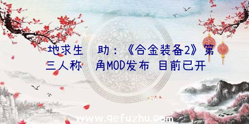 绝地求生辅助：《合金装备2》第三人称视角MOD发布